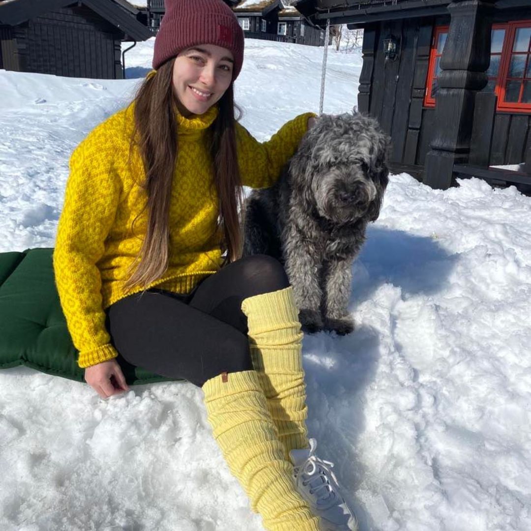 Ulli Leggvarmer pastel gul