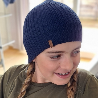 Barne Lue i Marineblå