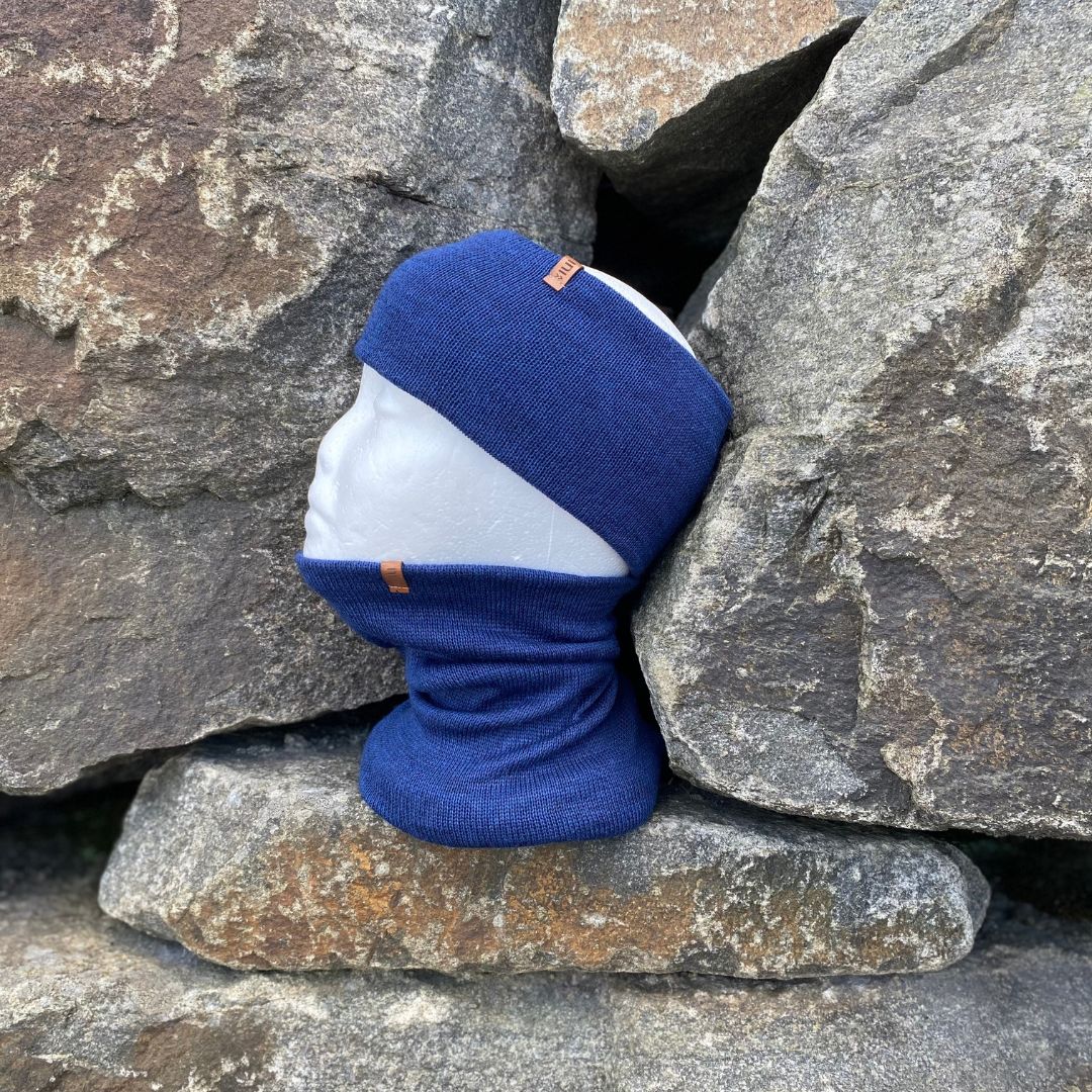 Hals Marineblå